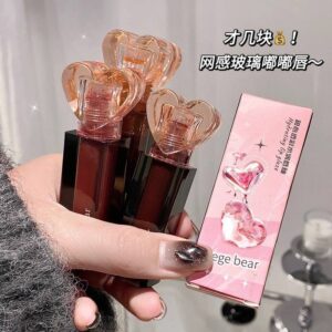 رژ خیس قلبی