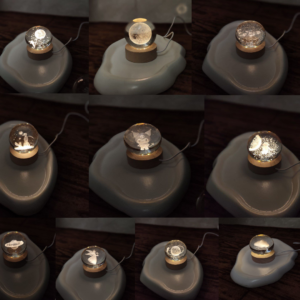 گوی شب خواب کریستالی